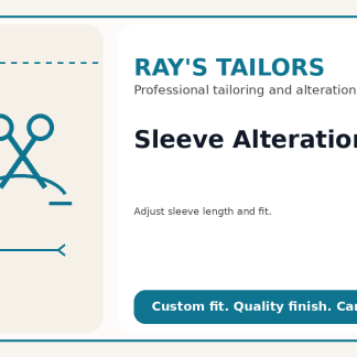 Sleeve Alterations