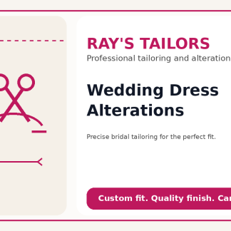 Wedding Dress Alterations